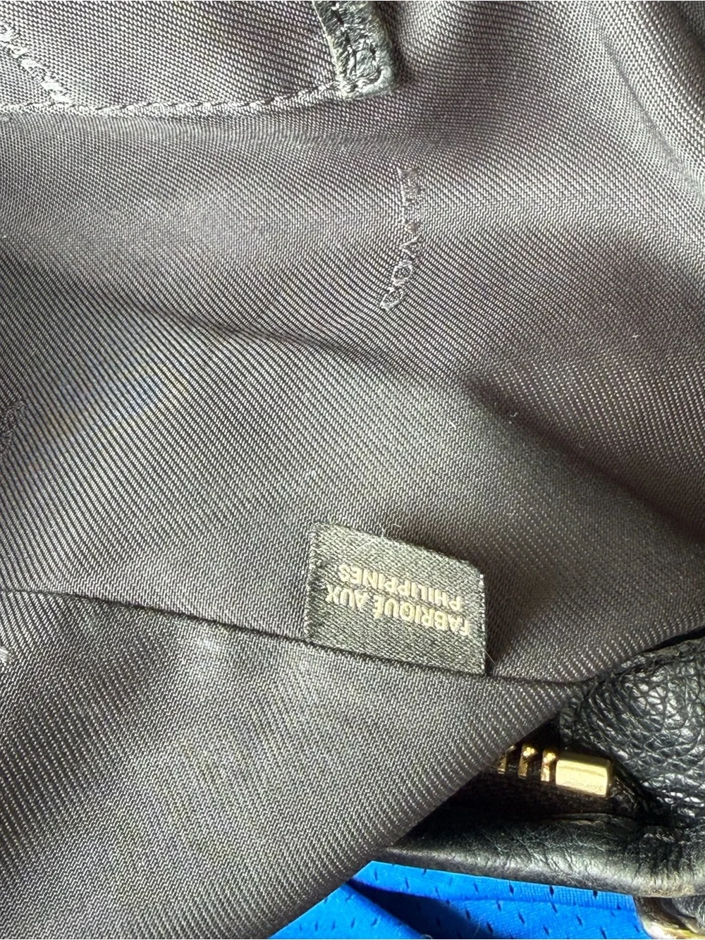 Coach Black Pebbled Leather Hobo with Gold Logo